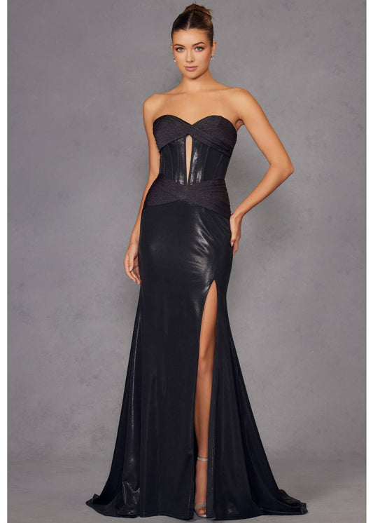 Juliet Metallic Sweetheart Gown