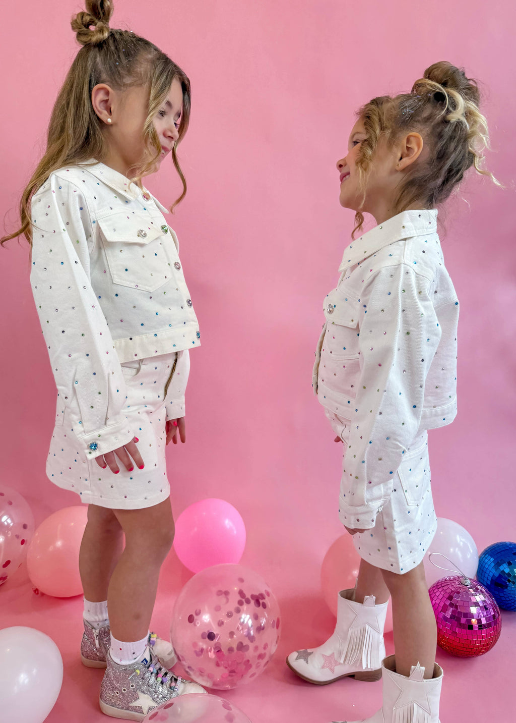 Little's White Denim Gem Set