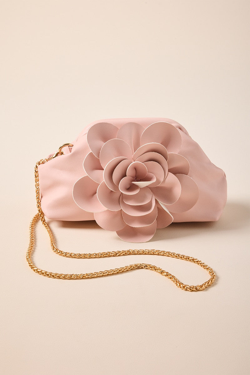 Rose Dome Crossbody Clutch