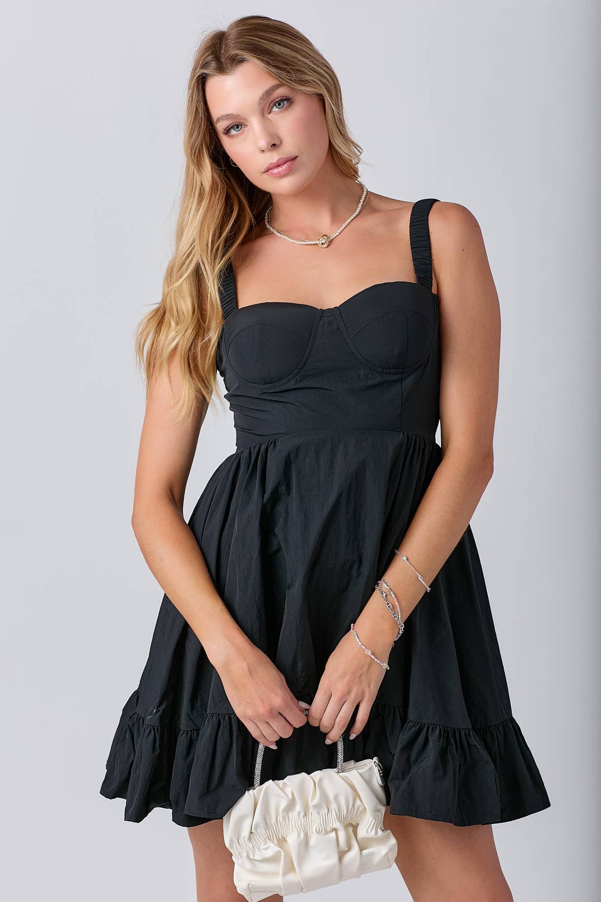 Gameday Tiered Mini Dress