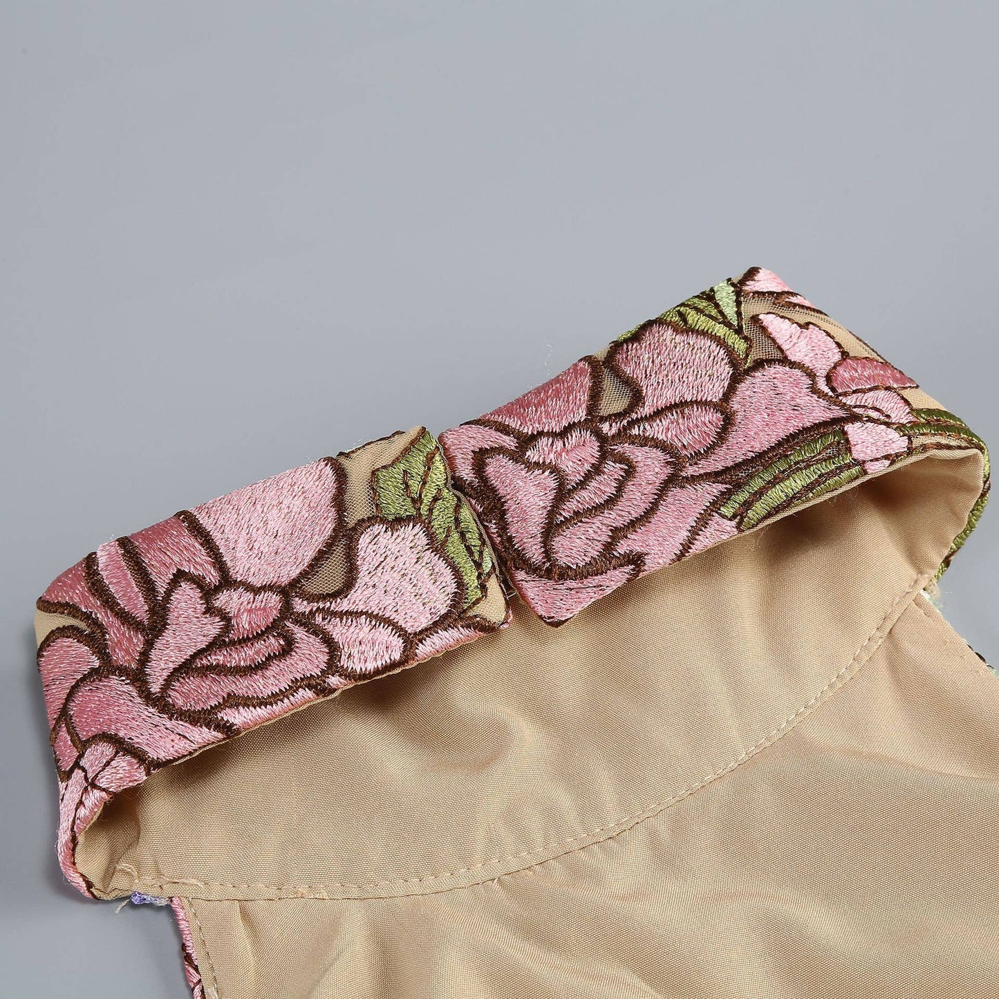 22Y Elegant Sleeveless Floral Embroidered Sheer Mini Dress: Multi-Colored / English / XS