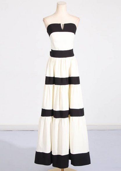 Black & White Bow Maxi