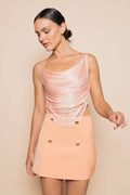 Fringe Spaghetti Strap Top