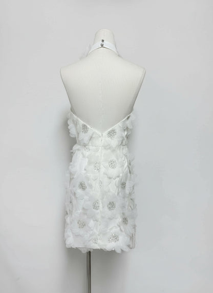 Cindy Open-Back Halter Mini