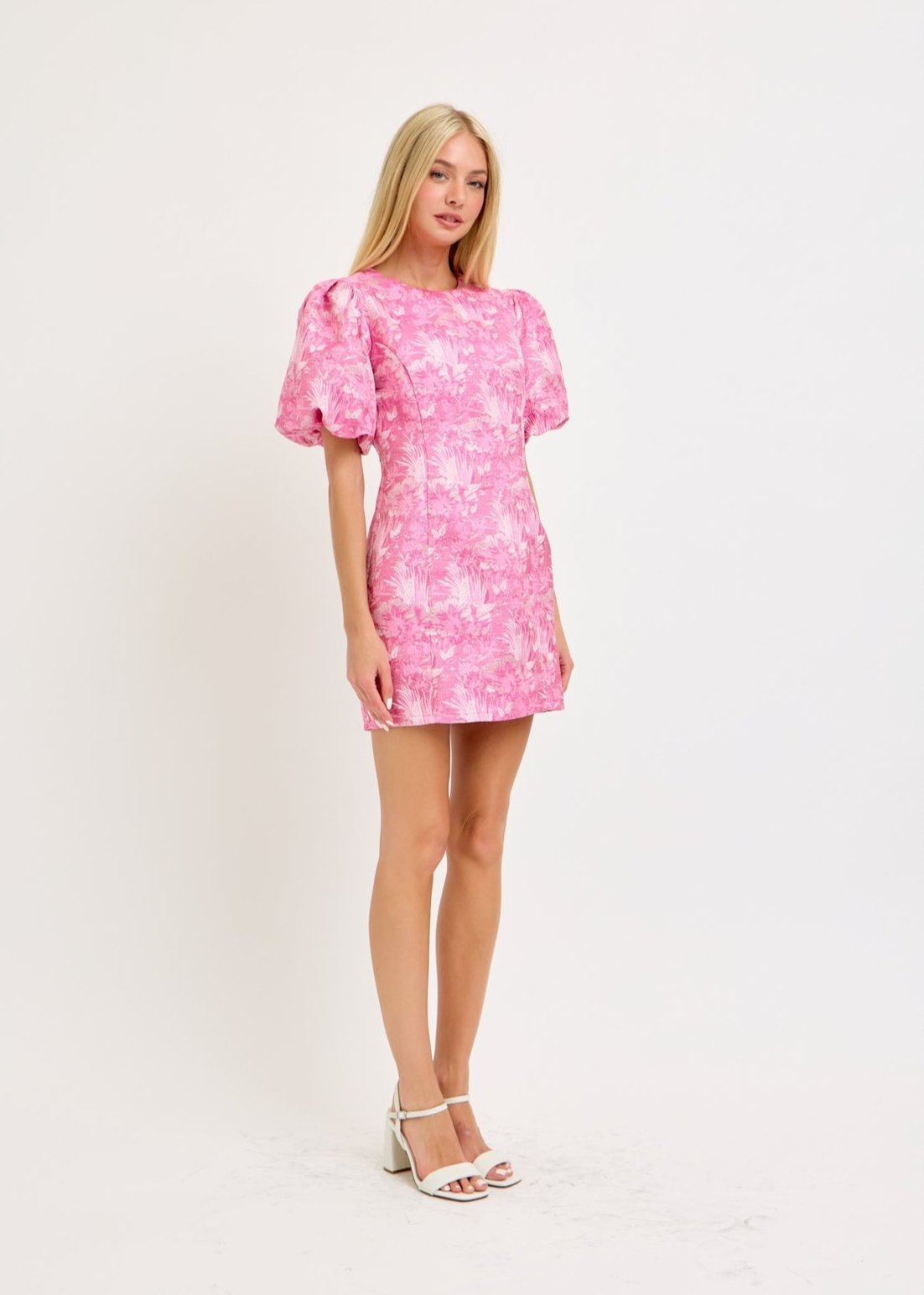 Pink Monet Jacquard Mini