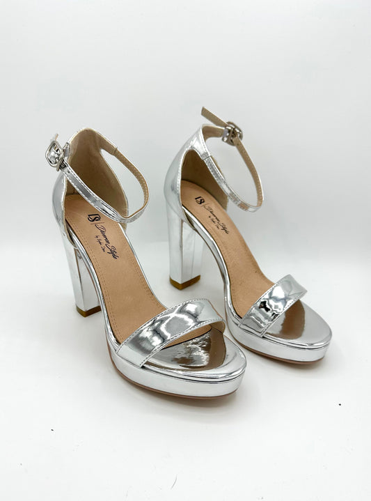 Sweetie Heel - Chrome Silver