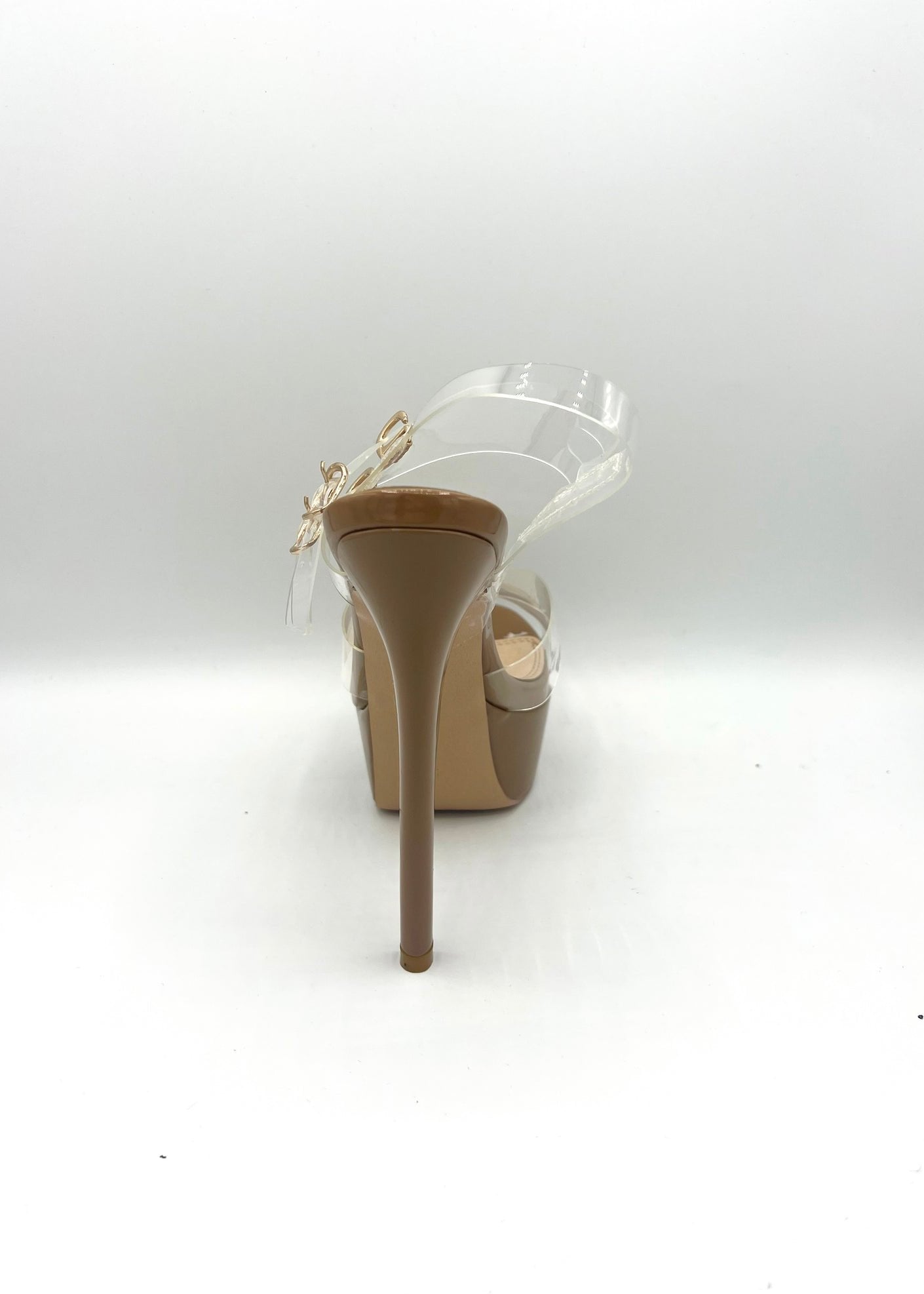 Diverse Style Platform Heel Lucite - Oatmeal