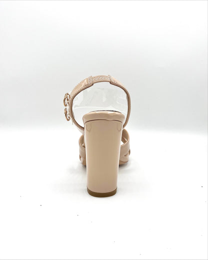 Low Chunky Heel - Cashew