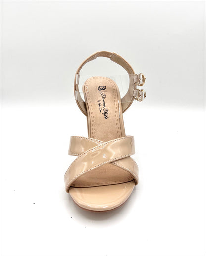 Low Chunky Heel - Cashew