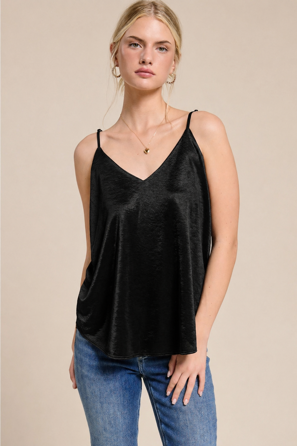 Satin Double Layered Cami