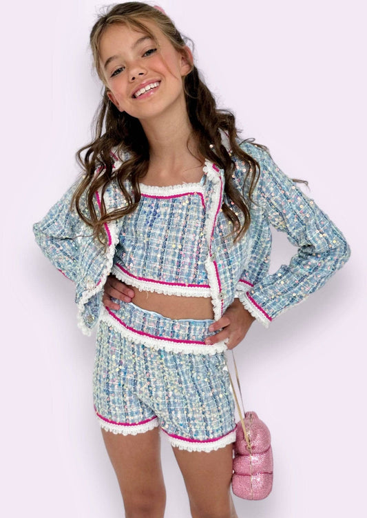 Little's Sabrina Plaid 3 Piece Set