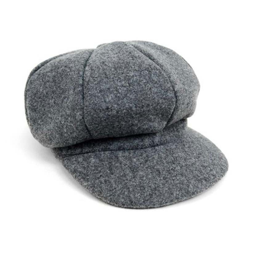 Wool Beret Cabbie Style Hat