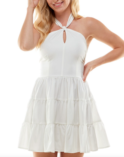 Tiered Halter Dress