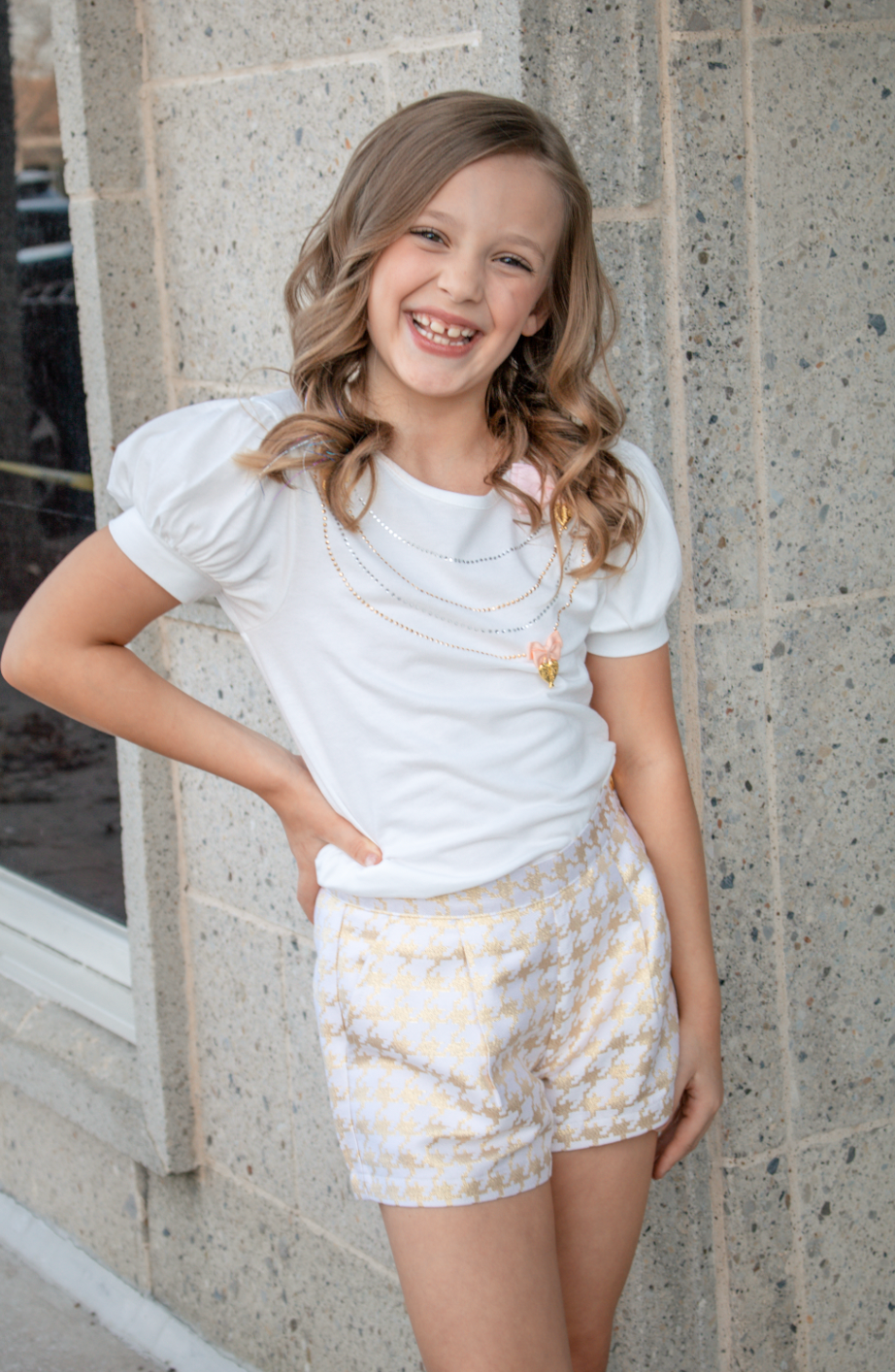 Little's Shine Houndstooth Set